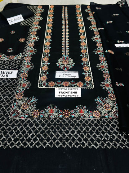 3 PIECE - EMBROIDERED LAWN