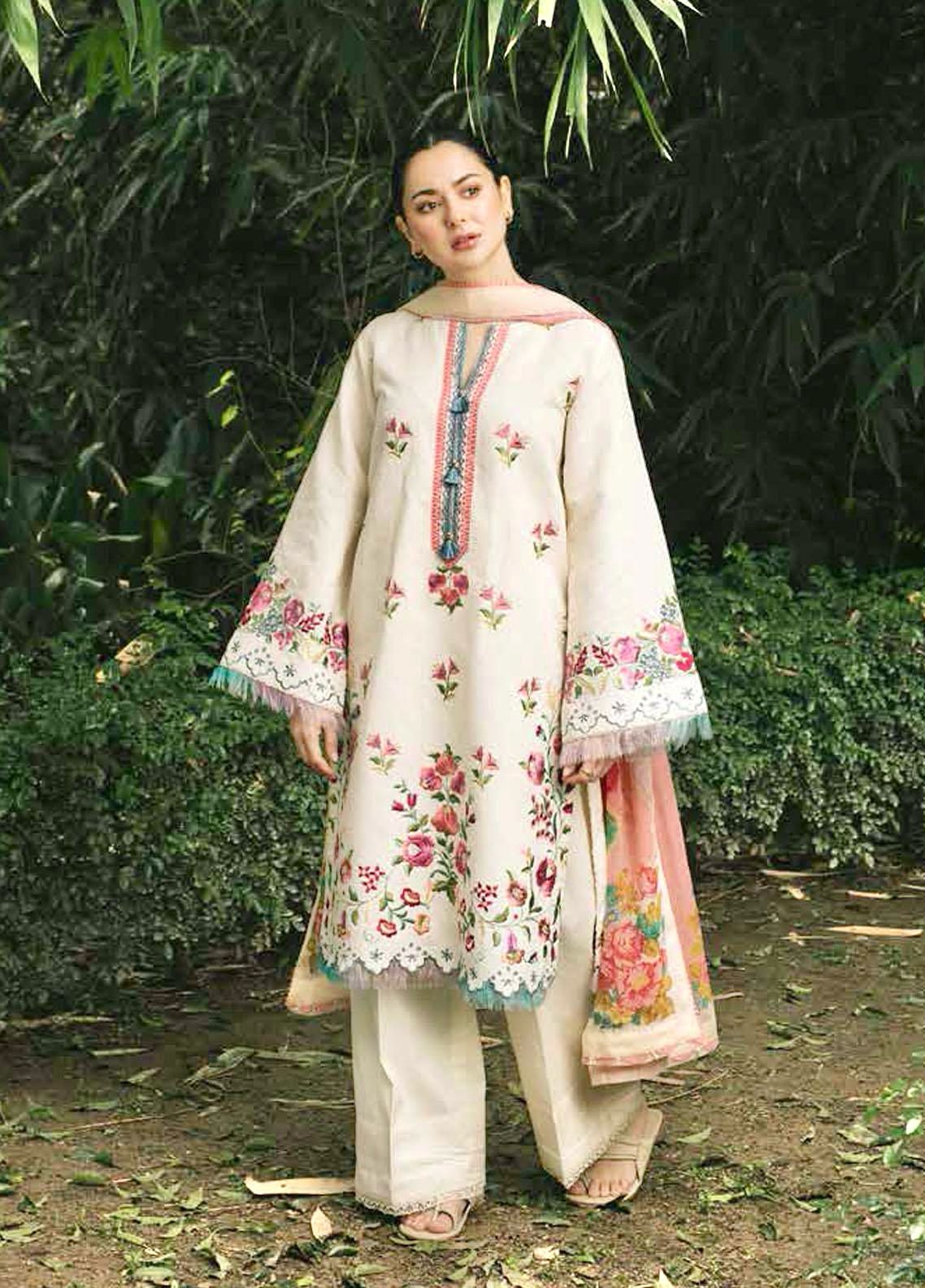 3 PIECE - EMBROIDERED LAWN