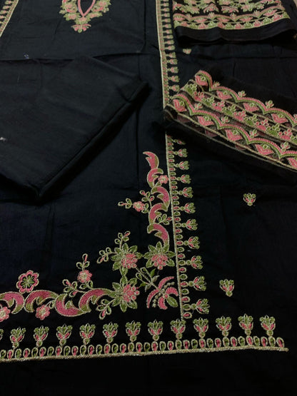 3 PIECE - EMBROIDERED LAWN