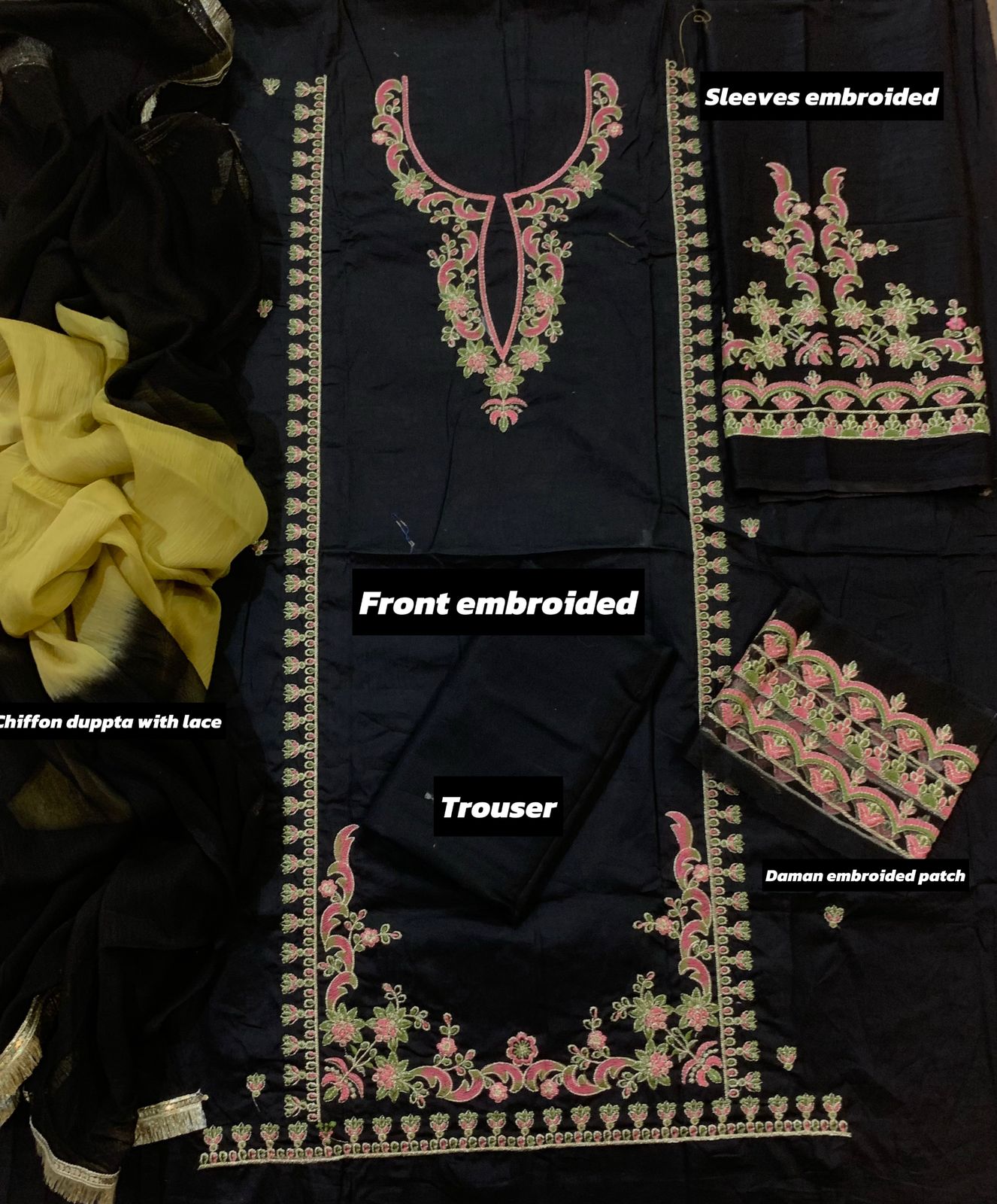 3 PIECE - EMBROIDERED LAWN