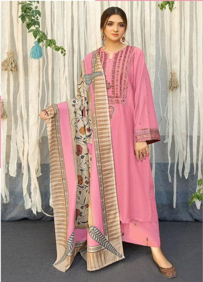 3 PIECE - EMBROIDERED LAWN