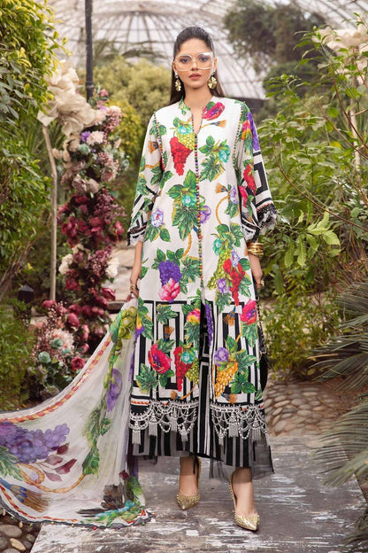 3 PIECE - EMBROIDERED LAWN