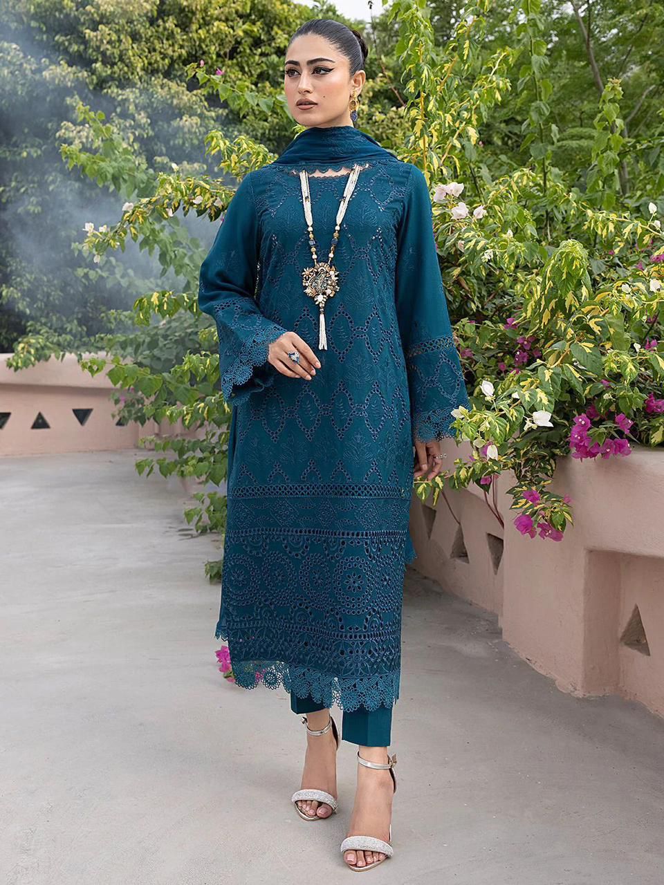 3 PIECE - EMBROIDERED LAWN