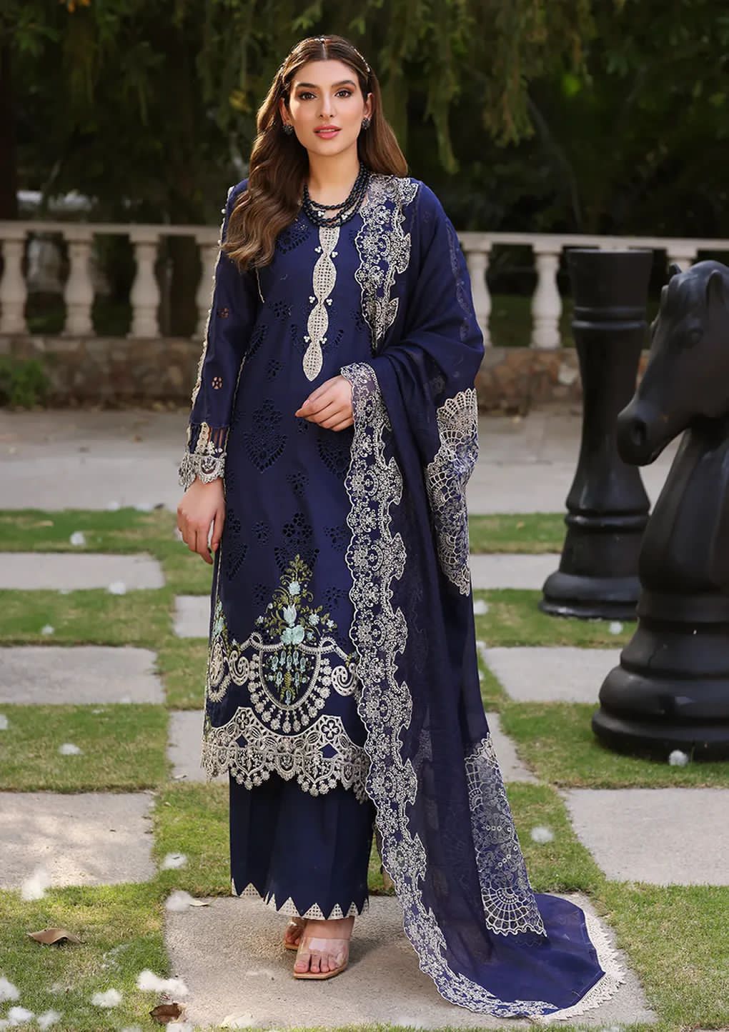 3 PIECE - EMBROIDERED LAWN