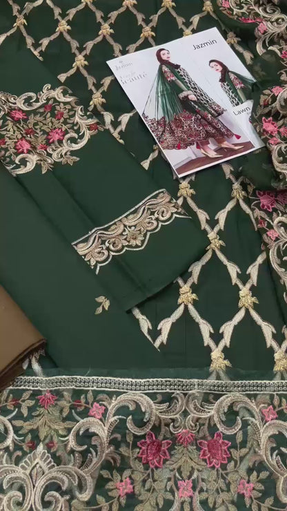 3 PIECE - EMBROIDERED LAWN